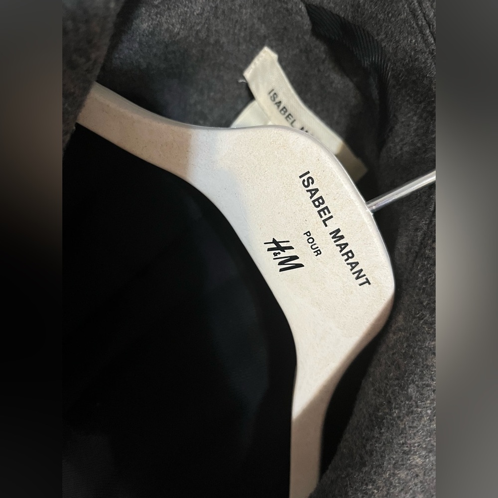 Isabel marant pour h&m double breasted wool coat - Picture 6 of 7